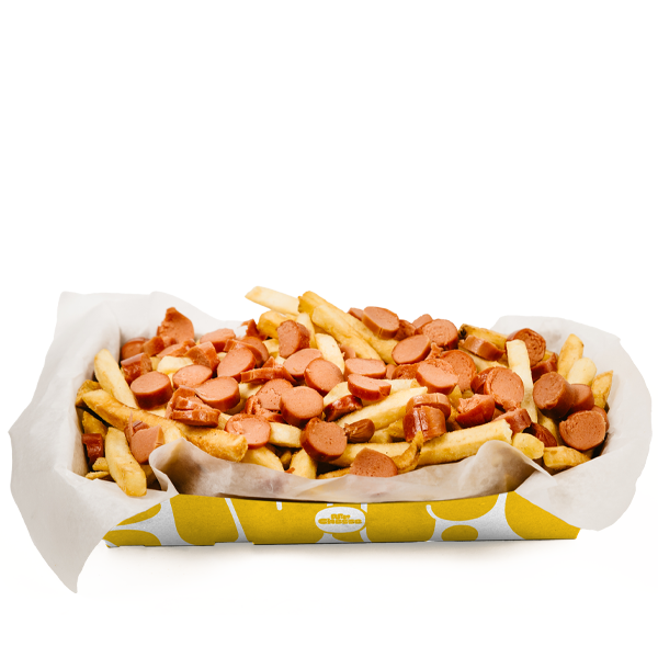 papas con salchichas